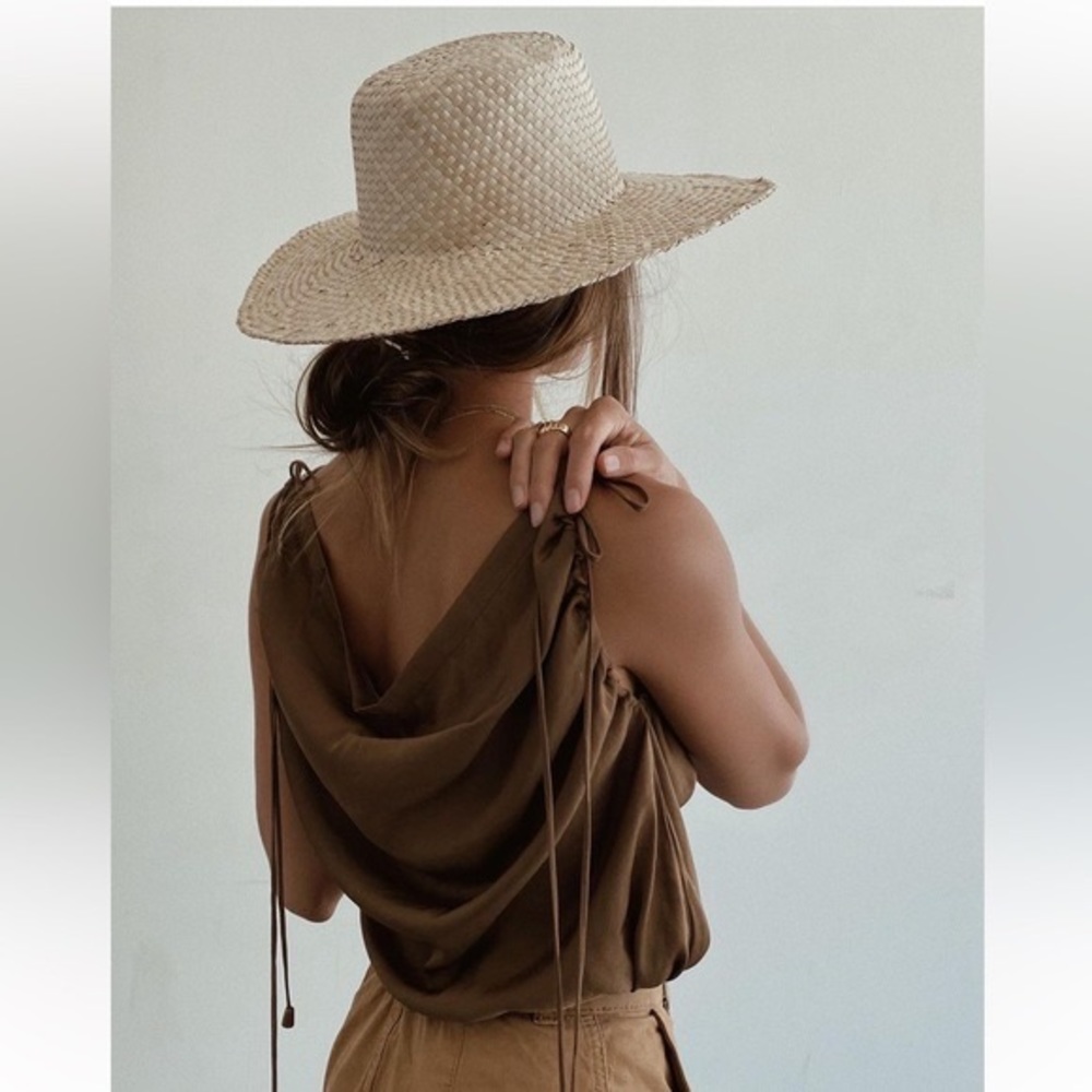 FREE PEOPLE Hattie Silky Tank - brown